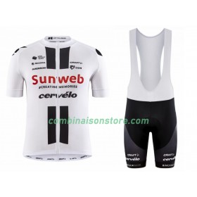 Combinaison Cycliste + Cuissard à Bretelles 2020 Team Sunweb N002